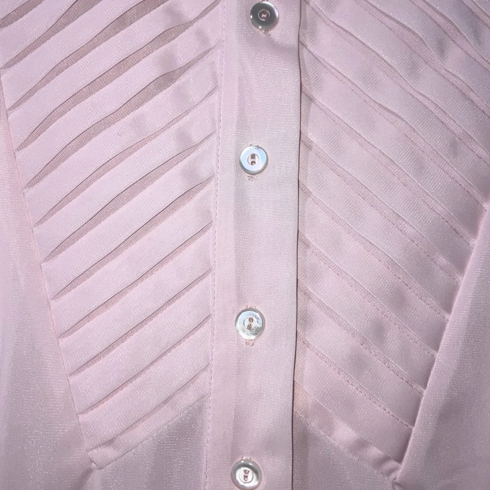 π VINTAGE Pink βThe Pilot Blouse,β small β EUC - Picture 4 of 9
